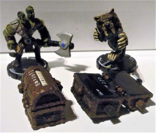 Dungeons and Dragons game figurines,19 pieces