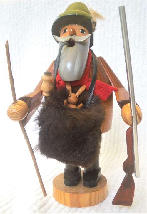 German smoking man, original Erzgebirge (East Germany)