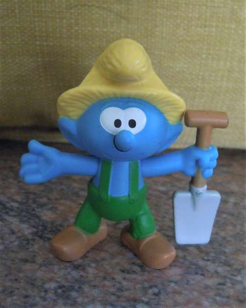 Smurf, assortment of 5, approx.70 - 80 mm high