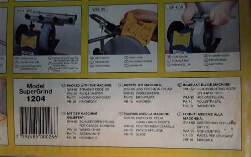 TORMEK Super Grind 1204, runs today as T4