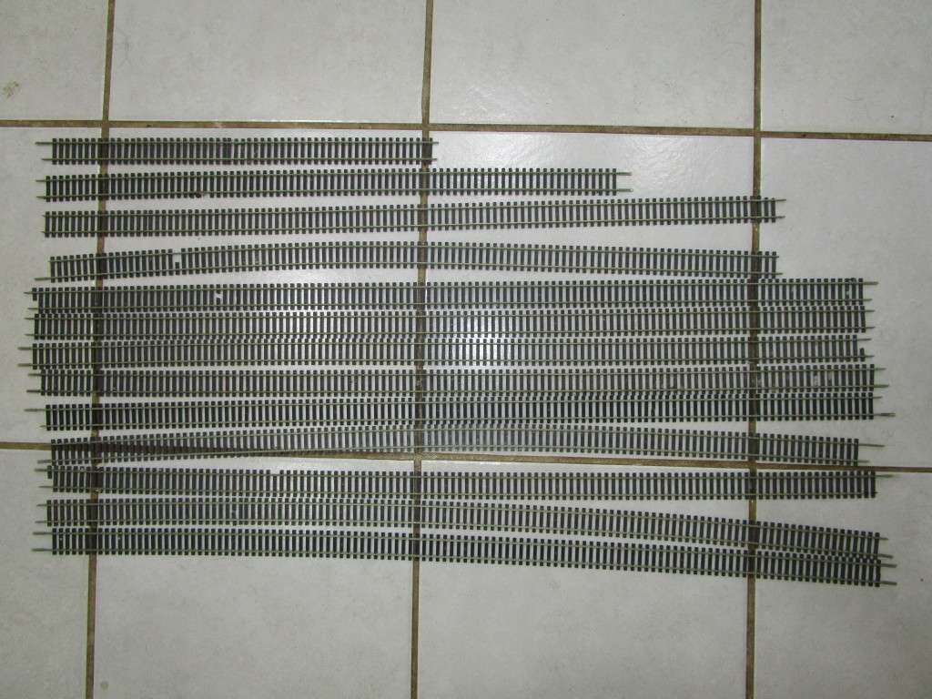 Atlas and Hornby HO flex tracks, 13,2 meter