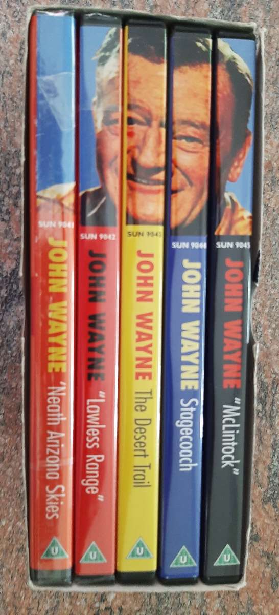 John Wayne Movie collection, 5 DVD set