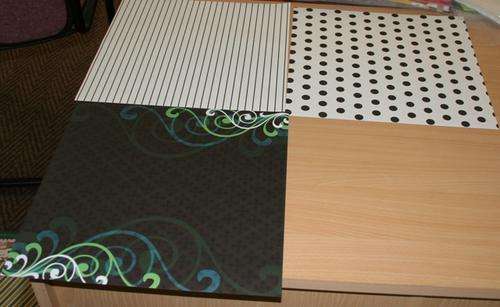 Green & Black Scrapbook Kit