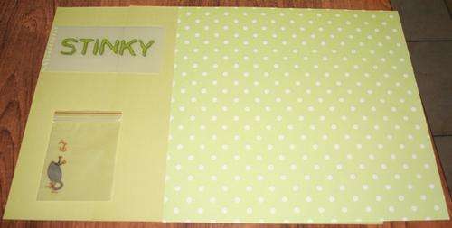 Nana's Kids - Boy Scrapbook Kit - Stinky