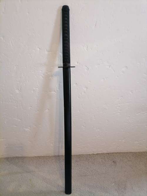 Katana Straight Blade/ Ninja Sword - Stealth black blade