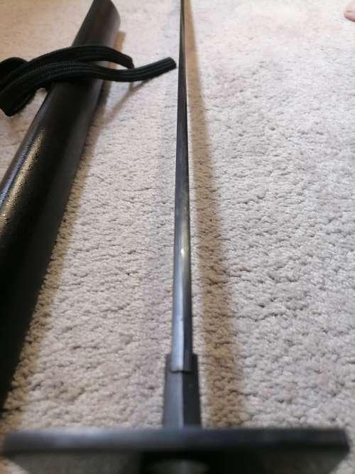 Katana Straight Blade/ Ninja Sword - Stealth black blade