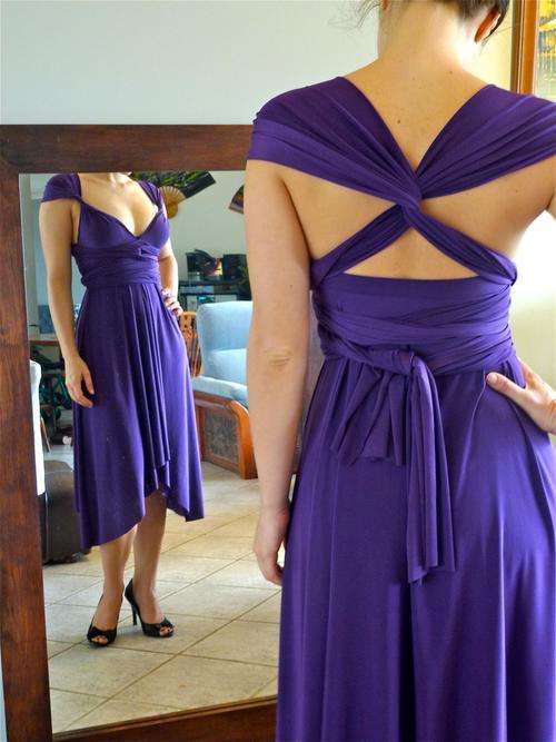 Ladies Infinity,Twist,Convertible Wrap Dress. Long. Can be wraped in more than 10 different styles!!