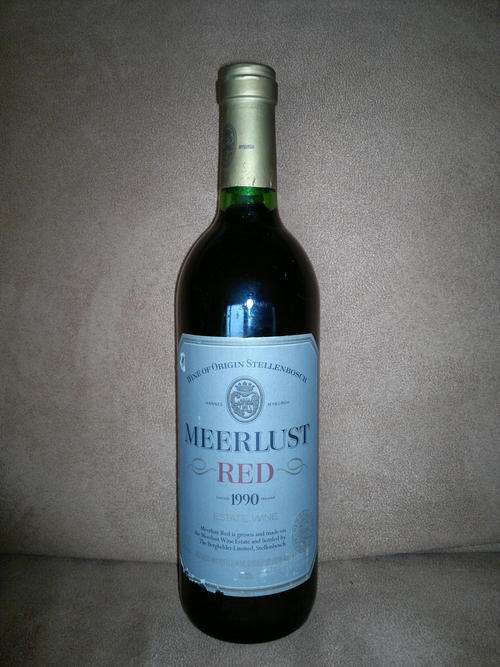 MEERLUST RED 1990. VINTAGE COLLECTORS WINE
