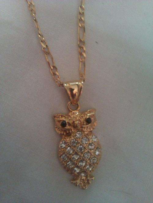OWL STONE PENDANT CHAIN