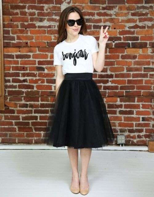 Tulle skirt