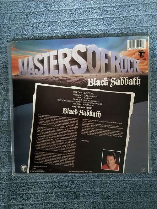 Black Sabbath - Masters Of Rock - SA - 1986 - Sleeve VG LP VG