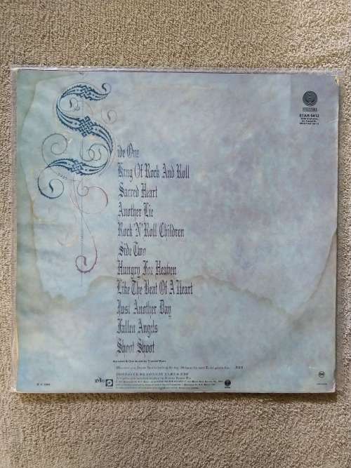 Dio - Sacred Heart - SA - 1985 Sleeve VG+  LP EX