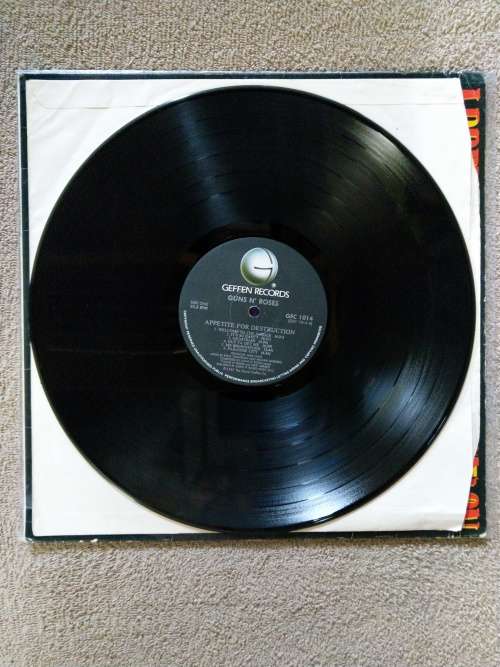 Guns And Roses - Appetite For Destruction - SA - 1987 - Sleeve VG LP VG+