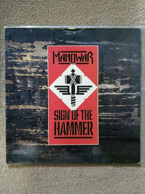ManOwar - Sign of the hammer - UK - 1984 - Sleeve VG+  LP VG+