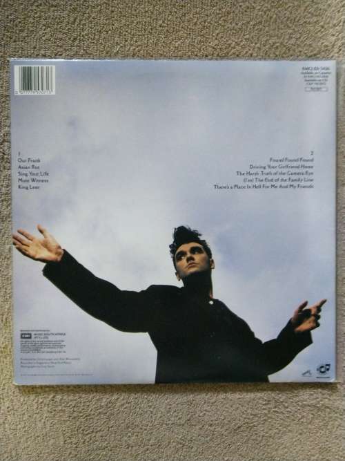 Morrissey - Kill Uncle - SA - 1991 - Sleeve EX  LP EX