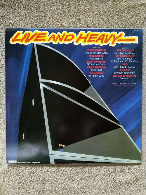 Live and Heavy - UK - 1981 - Sleeve EX  LP EX