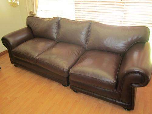 GENUINE LEATHER SOFA