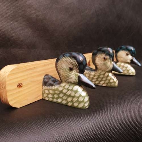 Three Face Duck Wall Hanger