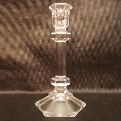 Cut Crystal Candle Stand