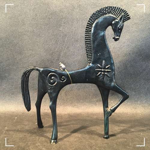 Rare Cast Iron Swedish Horse (180mm x 200mm)