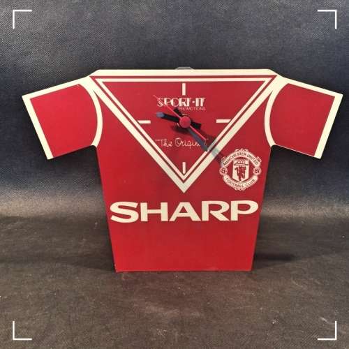 Vintage Sharp Man United Promotional Wall Clock!!!