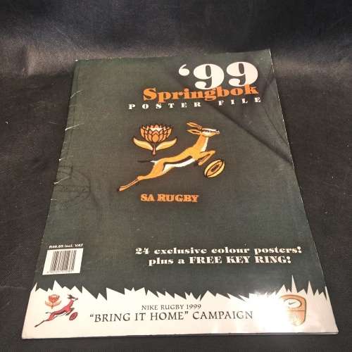 1999 Sprigbok Poster File (24 A3 Posters) - "Bring it home"