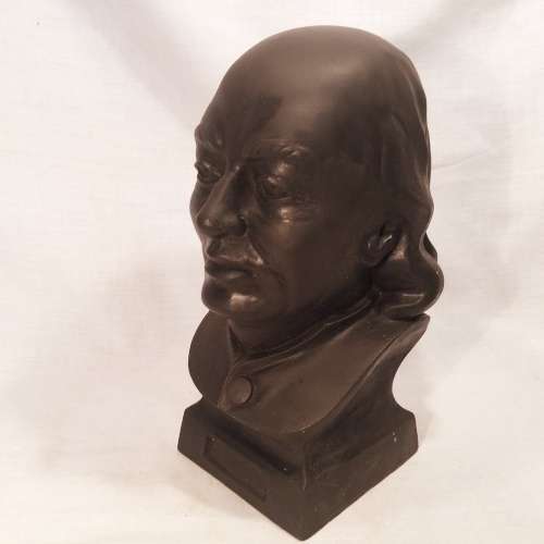 RARE Vintage Oude Meester Brandy Advertising Bust (280mm tall, Hard Rubber)