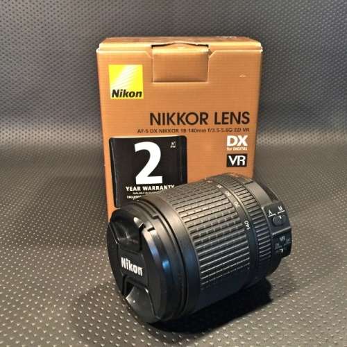 Nikon DX VR 18-140mm Lens (Almost New, Box and Instructions)