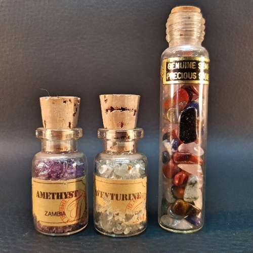 Small Bottled Precious Stone Collection!!!