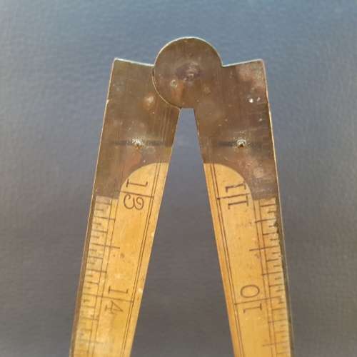Rare Vintage RABONE Two Foot Swivel Ruler!!!