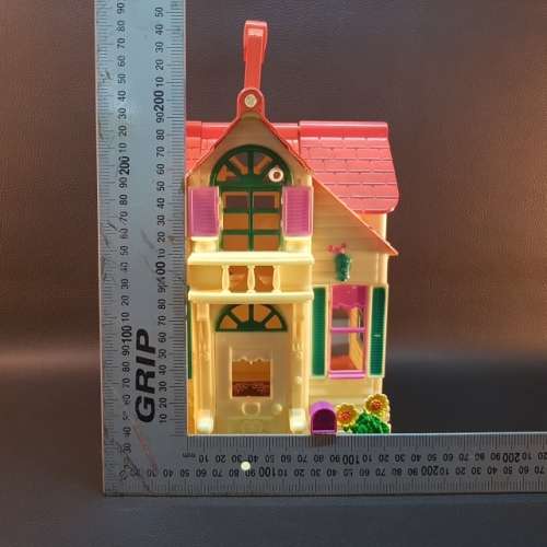 Large Vintage Hard Plastic Folding Doll House!!!