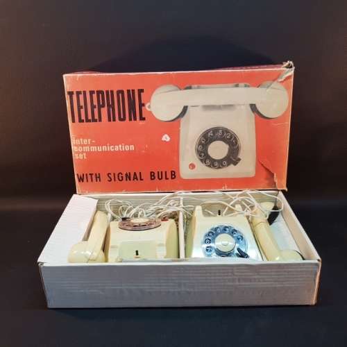 RARE!!! Vintage Kiddies Telephone Combo (Original Display Box)