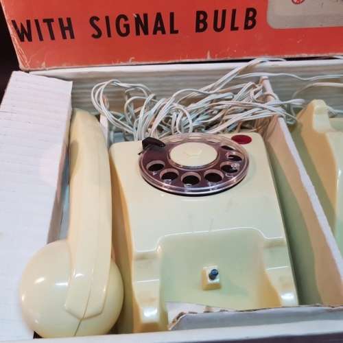 RARE!!! Vintage Kiddies Telephone Combo (Original Display Box)