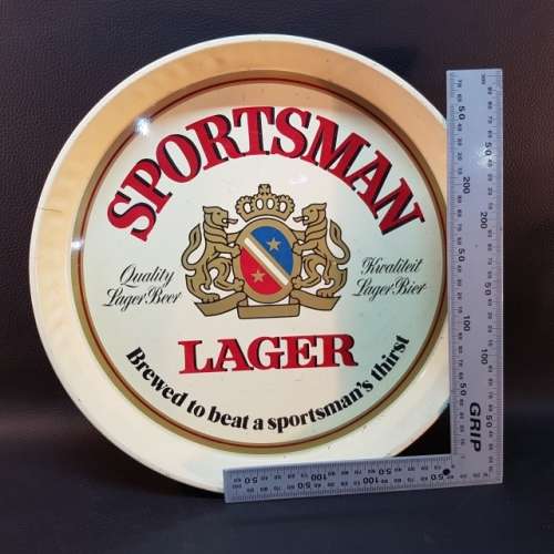 Sportsman Lager Tin Tray