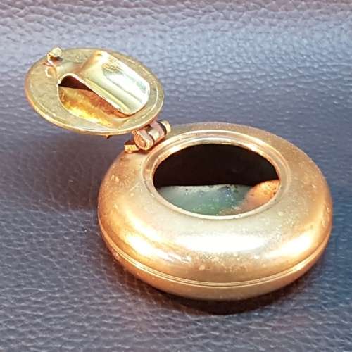 RARE Nautical Themed Brass Pocket Ashtray!!!