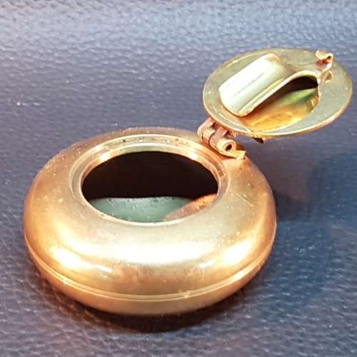 RARE Nautical Themed Brass Pocket Ashtray!!!