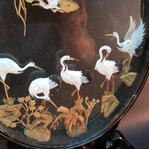 Highly Collectible Large Oriental Miniature Cork Scene!!!