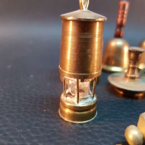 Collection of Handcrafted Copper and Brass Detail Miniatures