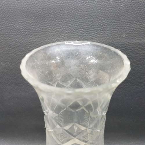 Vintage Cut Crystal Vase