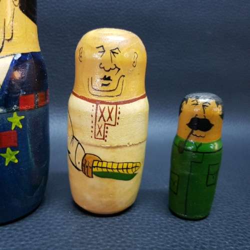 Rare Communist Leaders Nesting Doll!!!