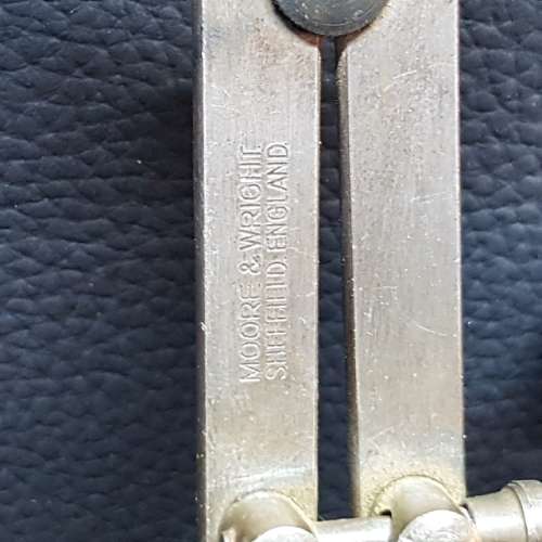 Original Vintage Moore & Wright Engineer Caliper Tool Collection