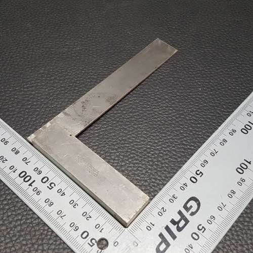 Original Vintage Moore & Wright Precision Ground Engineers Square