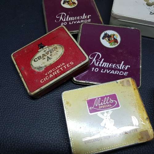 RARE Vintage Cigarette and Cigar Tin Collection