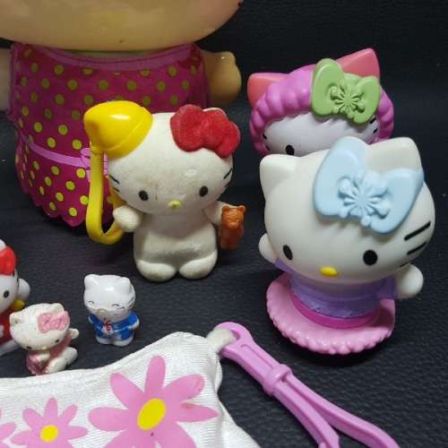 Large Vintage Hard Plastic Hello Kitty Collection!!!