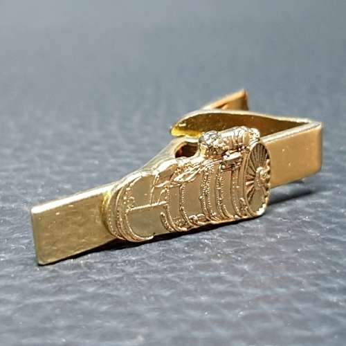 RARE Collectible Vintage Gold Plated JT8D Jet Engine Commemorative Tie Clip!!!