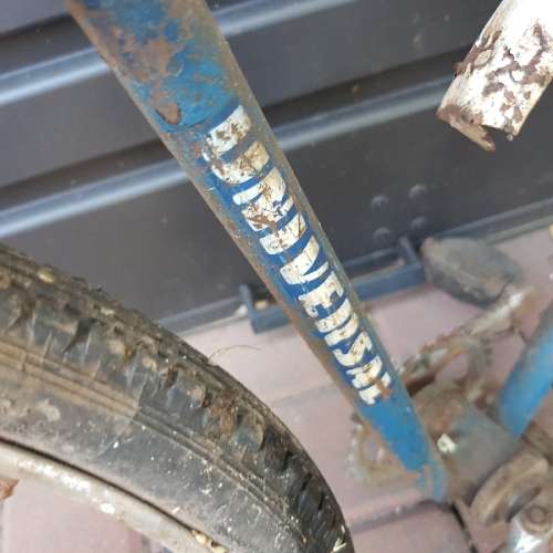 1960's Universal Kiddies Bicycle With Original Leather Seat (Parts, Restoration or Display)