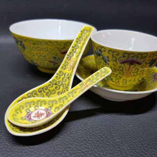 Hand Painted Oriental Single Setting Dinner Service!!!
