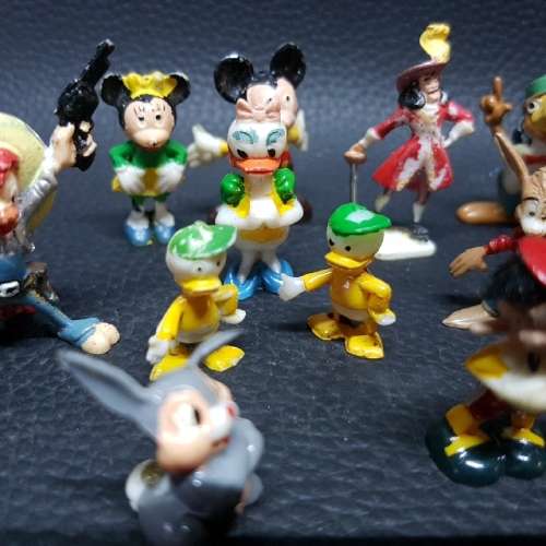 RARE!!! Original Vintage Disney Hard Plastic Miniatures Collection!!!