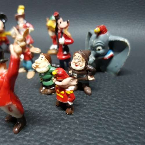 RARE!!! Original Vintage Disney Hard Plastic Miniatures Collection!!!