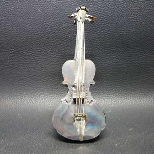 Handcrafted Detailed Metal Violin